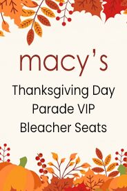 Poster announcing Macy Thanksgiving