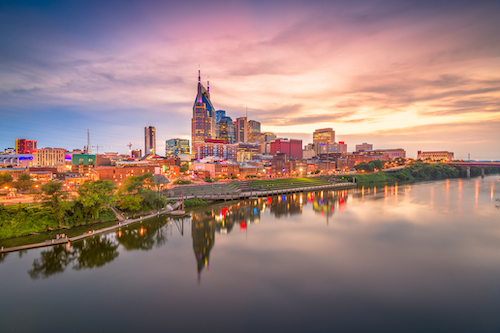 Nashville Tennessee city scape