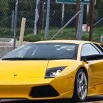 Yellow expensive car