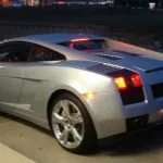 luxurious silver car