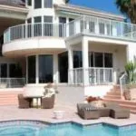 mansion with swimming pool