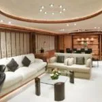 inside of a luxurious yacht