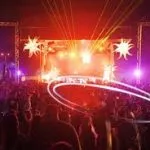 People dancing at Ultra Music Festival Event in Miami